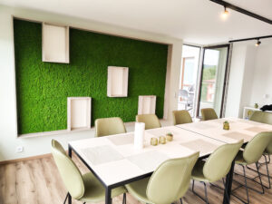 Mooswand, Schallschutz, Schreinerei, Zachi Wiedner Möbel&Raumdesign, Waldshut, Schweiz