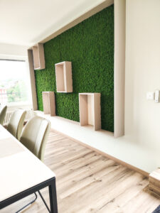 Mooswand, Schallschutz, Schreinerei, Zachi Wiedner Möbel&Raumdesign, Waldshut, Schweiz