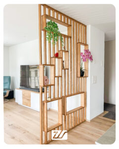 Trennwand, Eiche, Massivholz, mit Fenster, Dekoration, SChreiner, auf Maß, Deutschland, Nähe Schweiz, Waldshut, Lauchringen