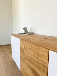 Sideboard, Highboard, Eiche furniert, auf Maß, Schreiner, Zachi WIedner Möbel&Raumdesign, Waldshut, SChweiz Nähe, Lauchringen, Deutschland