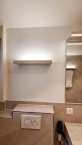 Badmöbel, Waschbeckenunterschrank, Hängeschrank Bad, auf Maß, vom Schreiner, Lauchringen, Schweiz, Deutschland, Waldshut