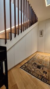 Kleiderschrank, Einbauschrank, auf Maß, vom Schreiner, Treppenunterschrank, Eingangsbereich, Zachi Wiedner Möbel&Raumdesign, Lauchringen. Nähe Schweiz, Waldshut