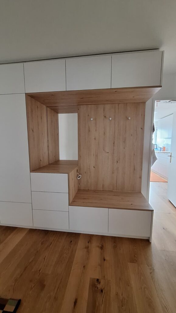 Garderobe, Zachi Wiedner Möbel&Raumdesign, SChreinerei, Lauchringen. Deutschland, Nähe Schweiz, Möbel nach Maß, Eingangsbereich Einrichtung