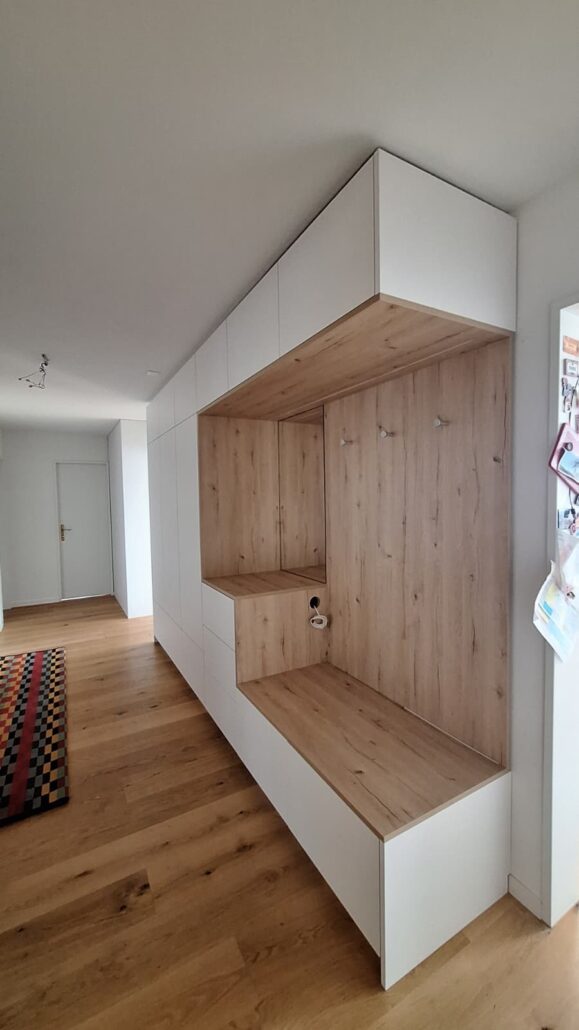 Garderobe, Zachi Wiedner Möbel&Raumdesign, SChreinerei, Lauchringen. Deutschland, Nähe Schweiz, Möbel nach Maß, Eingangsbereich Einrichtung