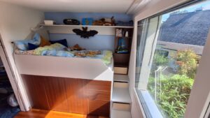 Hochbett für Kinder nach Maß, integrirter Kleiderschrank, Kinderbett, Einbauschrank mit Bett nach Maß, schreinerei, Lauchringen, Zachi Wiedner Möbel&Raumdesign, Deutschland, Nähe Schweiz